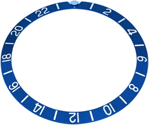 Vista 2 de BISEL INSERTO COMPATIBLE CON RELOJ AUTOMÁTICO HOMBRE TAG HEUER AUTAVIA AZUL, Azul