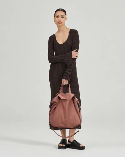 Vista 2 de FODOKO Hobo Crossbody Bags 2.0, 19L Totes Bolso grande con correas para mujer, múltiples bolsas de hombro de nailon para viajes gimnasio