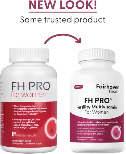 Vista 9 de Fairhaven Health FH Pro para Mujeres Suplementos de Fertilidad Estudiados Clínicamente para Mujeres Ayuda a la Ovulación, Equilibrio Hormonal