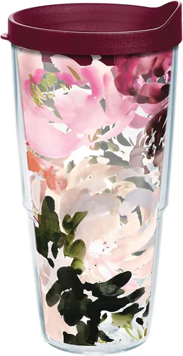 Vista 20 de Tervis Kelly Ventura - Colección Floral hecha en Estados Unidos Vaso aislado de doble pared para viajes mantiene las bebidas frías y calientes, 24