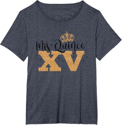 Vista 50 de Camiseta de quinceañera Mis Quince para cumpleaños número 15 Blanco