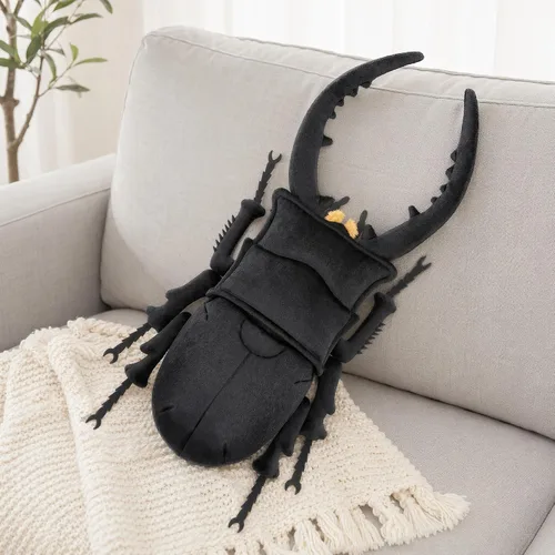 Vista 7 de Peluche de escarabajo dorado realista, modelo de escarabajo, regalo para niños