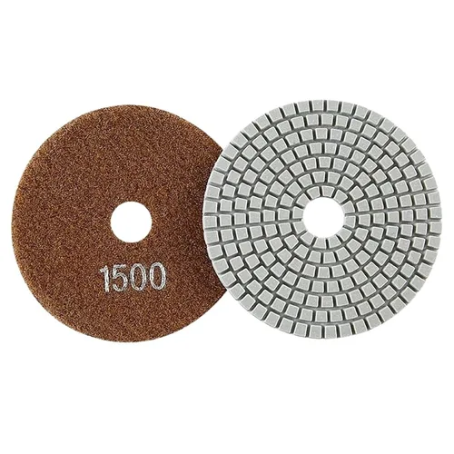 Vista 6 de Car Buffer Polisher, 5 Pcs 4-inch Stone Polishing Discs for Marble, Granite, and Quartz Renovation Angle Grinders,for Waxing(50#)