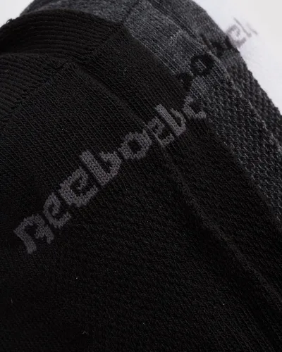 Vista 5 de Reebok Calcetines acolchados básicos de corte bajo transpirables para hombre (paquete de 6)