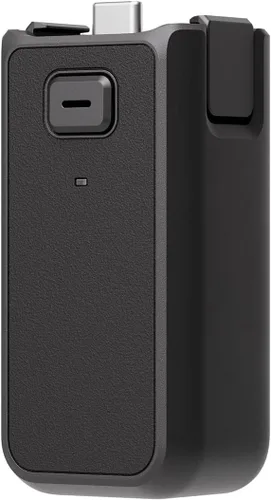 Vista 4 de Osmo Pocket 3 - Mango de batería original con batería incorporada de 950 mAh, puerto USB-C para dispositivo de audio externo y conexión de trípode