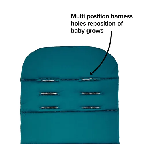 Vista 7 de Diono Forro de asiento de bebé para cochecito, forro reversible para asiento de cochecito con acolchado de felpa, forro 100% resistente al agua