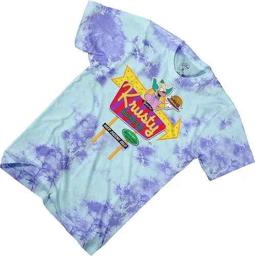 Vista 4 de The Simpsons Bart Simpson - Camisa clásica para hombre, Homer, Bart, Lisa, camiseta de teñido anudado