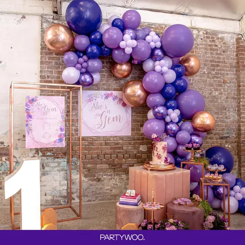Vista 240 de PartyWoo 50 globos de látex color piel albaricoque, globos de helio boho de Albaricoque-f05