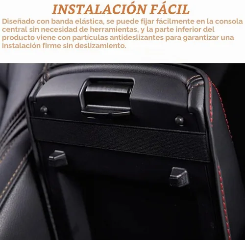 Vista 5 de Cubierta para Reposabrazos de Coche Impermeable Cubiertas de Almohadilla de Consola Central Resistente a Rayones Protección Completa Protector