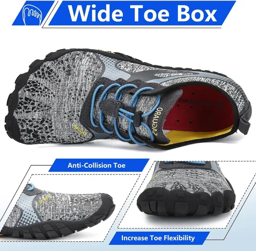 Vista 2 de SAGUARO Zapatos minimalistas para hombre y mujer, con puntera ancha, sin caída, para entrenamiento cruzado al aire libre