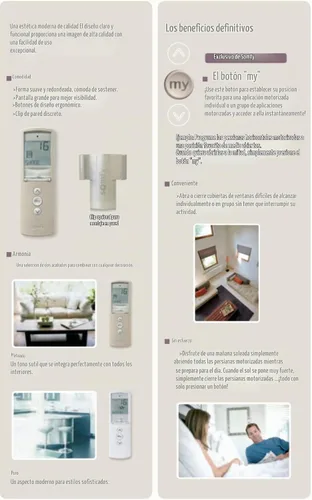 Vista 3 de Somfy Telis 16 RTS Pure Remote con pantalla, 16 canales (1811081)