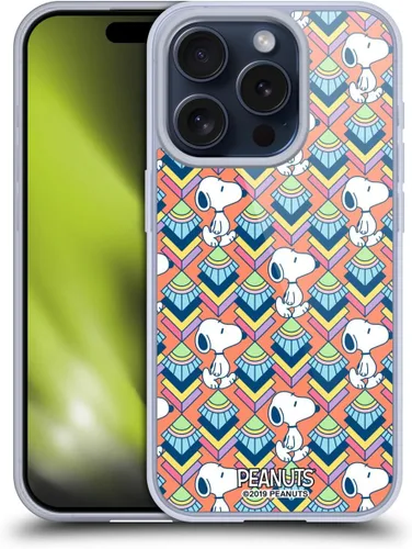 Vista 35 de Head Case Designs Snoopy Deco Dreams - Funda de gel suave con licencia oficial de Peanuts Blue Pattern compatible con Apple iPhone 7 Plus/iPhone 8