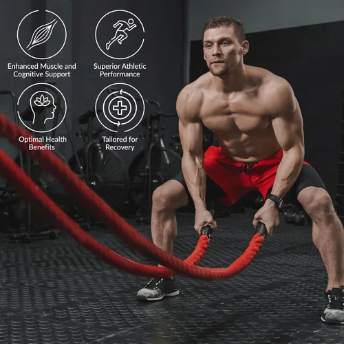 Vista 4 de Elite Wellness - Monohidrato de creatina con sabor a bayas con suplemento orgánico de remolacha, apoya la fuerza muscular, la resistencia