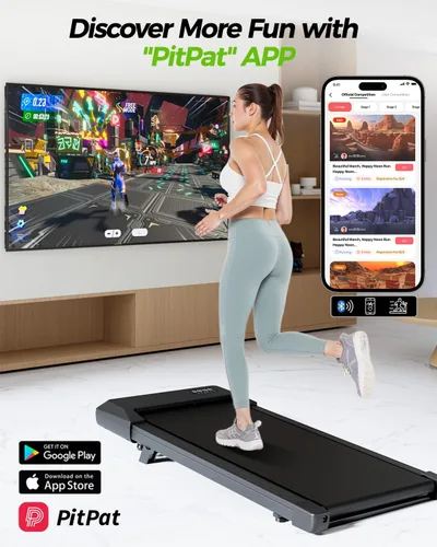 Vista 7 de Superun Walking Pad with Incline, Under Desk Treadmill, 3 in 1 Portable Treadmills for Home with Remote Control LED Display, 2.5 HP Quiet Mini