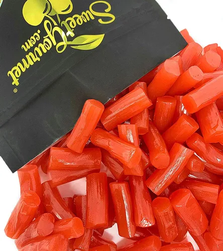 Vista 3 de SweetGourmet Finnska Strawberry Bites Dulces finlandeses de regaliz a granel 1 libra