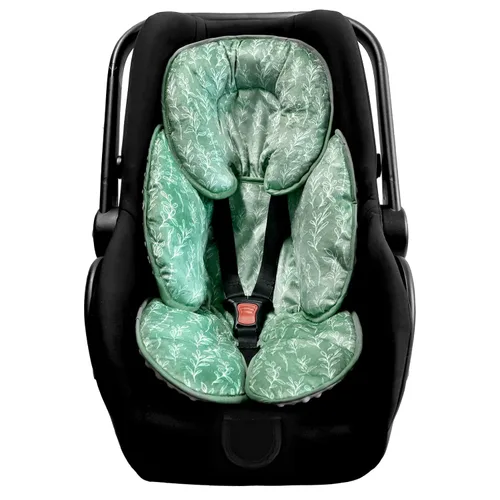 Vista 12 de Soporte floral para la cabeza y el cuerpo del asiento de automóvil, inserto reversible 2 en 1, cojín suave para asiento de automóvil, cochecito