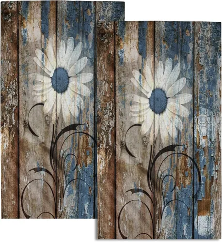 Vista 13 de Giwawa Juego de 2 toallas de mano vintage con diseño de oso y ciervo, diseño de alce y árbol, toalla de cara súper suave para baño, cocina, hombre