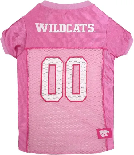 Vista 27 de Pets First Camiseta de la NCAA para perros y gatos, camiseta rosa de California Golden Bears, talla XS. Lindo traje rosa para mascotas