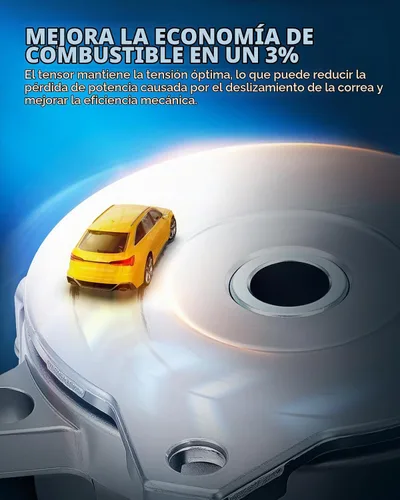 Vista 9 de Conjunto tensor de correa PHILTOP 25184786 Compatible con Aveo 2004-2008, Aveo5 2007-2008, tensor automático de correa con polea