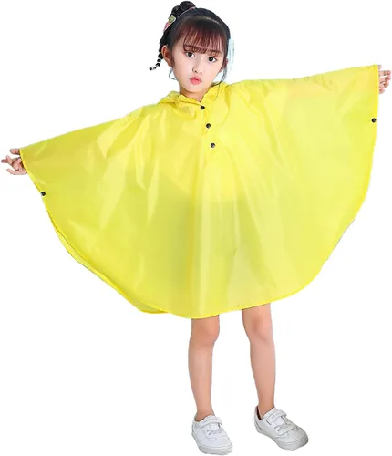 Vista 5 de Spmor Chaqueta de lluvia con capucha para niños