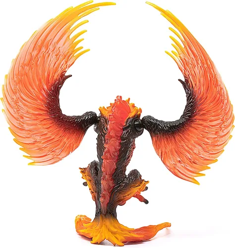 Vista 8 de Schleich Eldrador Creatures - Figura de acción de 17,8 cm de águila de fuego - Figura de grifo de lava con alas móviles para niños y niñas - Figuras