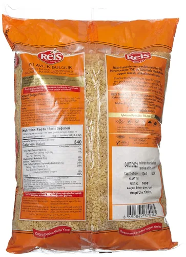 Vista 3 de Reis Bulgur (trigo agrietado Bulgur grueso) 5 lb Stone Milled Whole Grain, Healthy Pantry Staples, Turkish Grocery Food, High Fiber & Protein