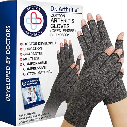 Vista 13 de Doctor Developed Full Fingered Arthritis Compression Gloves Men and Women for Arthritis, Raynauds Disease & Carpal Tunnel