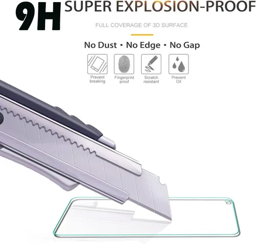 Vista 3 de Protector de pantalla de vidrio templado compatible con OnePlus Nord N20 5G, sensible al tacto, compatible con fundas, dureza 9H (paquete de 3)