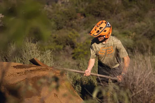 Vista 5 de Casco para bicicleta de montaña Fox Racing Dropframe Pro