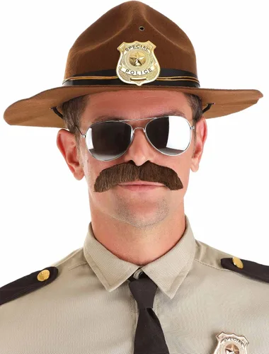 Vista 4 de Fun Costumes Adult Super Troopers Mustache and Sunglasses Kit