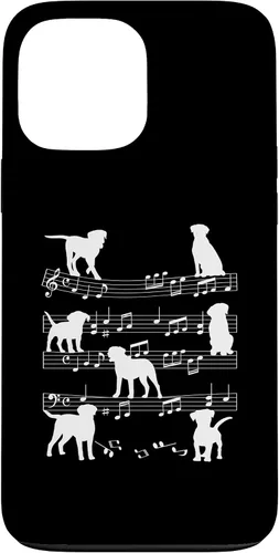 Vista 24 de Musician Dog Playing On Musical Notes Music Lover Piano Case for iPhone 16