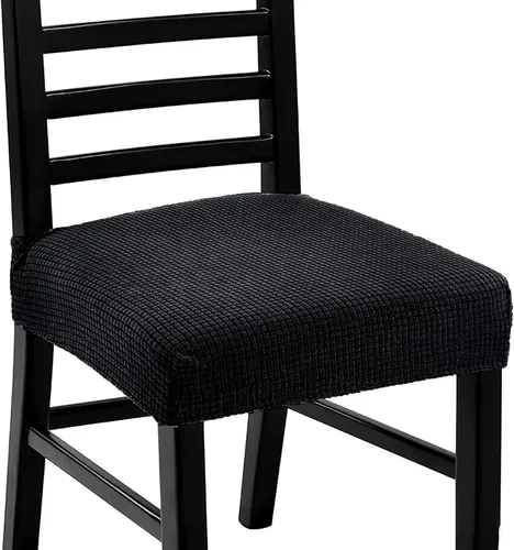 Vista 10 de Fundas para sillas de comedor, fundas lavables para sillas de comedor, fundas elásticas para sillas de comedor, fundas de asiento elásticas