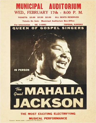 Vista 8 de Póster de Mahalia Jackson – Música Gospel – Arte de pared afroamericano – Historia negra – Cultura negra – Decoración de pared de mujeres