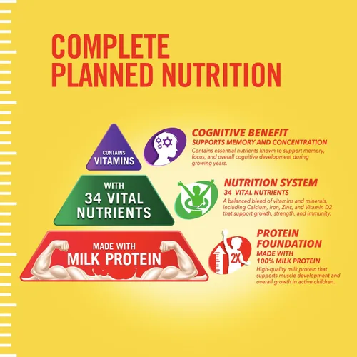 Vista 7 de Complan Nutrición y Salud Bebida Kesar Badam, 500gm (Jar)