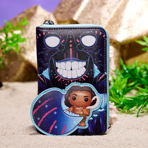 Vista 6 de Loungefly Disney Villains Moana - Tamatoa Glow in the Dark Wallet, exclusiva de Tienda