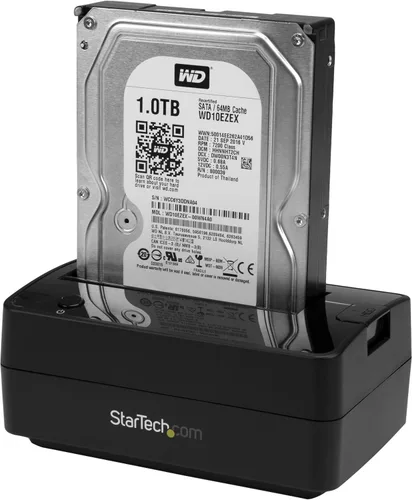 Vista 6 de StarTech.com Estación de acoplamiento de disco duro USB 3.1 / eSATA a SATA de una sola bahía, base para disco duro USB 3.1 (10 Gbps), externa