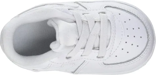 Vista 5 de Nike Force 1 cuna niño pequeño Ck2201-100 BlancoBlanco-blanco