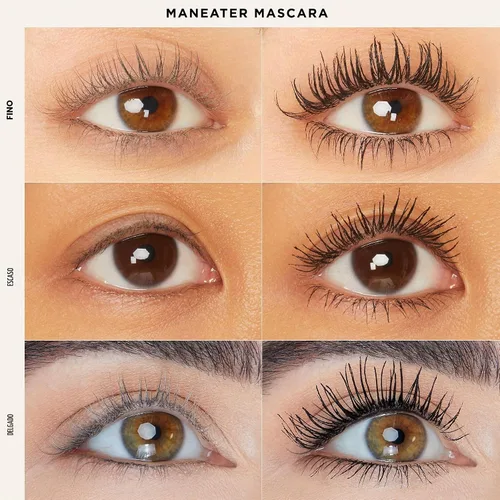Vista 5 de tarte maneater mascara – Extreme Curl, Instant Volume & Length, 16HR Ultra-Creamy Longwear Eye Makeup Berry & Cinnamon