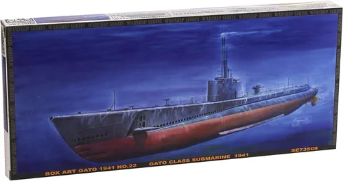 Vista 3 de USS Gato Clase Submarino 1941 1-350 AFV Club Juguete