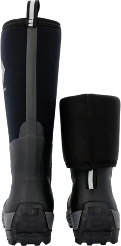 Vista 3 de MUCK Botines Apex con cremallera media para hombre Negro