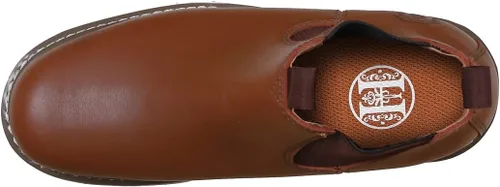 Vista 6 de HANDPOINT Botas de trabajo Chelsea Double Gore Pull-On Soft Toe para hombre - Marrón 84985