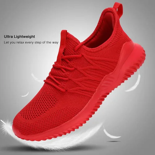 Vista 3 de Zapatos deportivos para correr para hombre, ligeros, transpirables, de malla