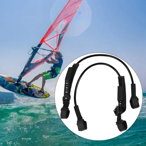 Vista 2 de 2 correas de arnés de windsurf, correa ajustable para tabla de surf de 28 a 34 pulgadas, accesorios de fitness para surf al aire libre