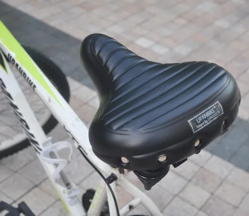 Vista 6 de UPANBIKE Sillín de bicicleta súper suave y cómodo amortiguador de suspensión de asiento de bicicleta ampliado