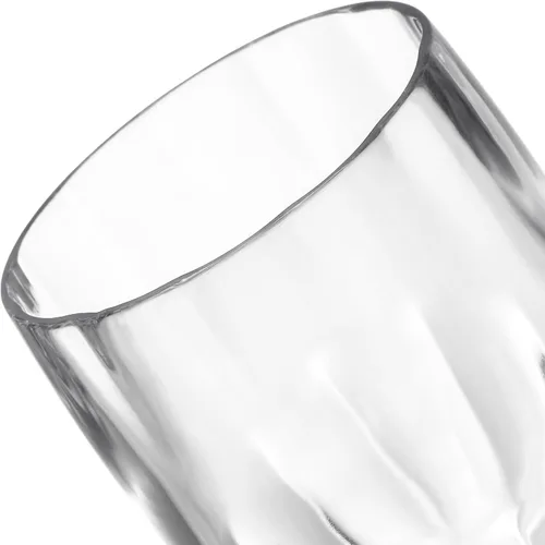Vista 4 de Paquete de 8 copas de vino de plástico con tallo, copas transparentes irrompibles de 12 onzas, copas de vino reutilizables, sin BPA, a prueba