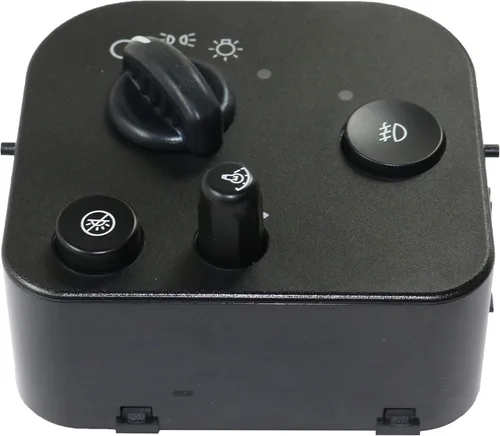 Vista 5 de Garage-Pro Interruptor negro de 3 posiciones para faros delanteros, compatible con Chevrolet Trailblazer 2002-2009, GMC Envoy, Chevrolet Trailblazer