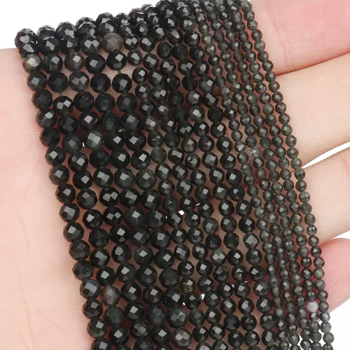 Vista 15 de 180 piezas 2mm Cuentas de piedras preciosas de turquesa africana natural facetada redonda suelta para hacer joyas