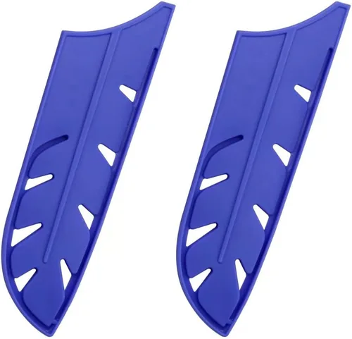 Vista 44 de XYJ Juego de 2 fundas para cuchillos de seguridad, protector de bordes de cuchillos, funda universal para cuchillos, pelado, funda de cuchillo