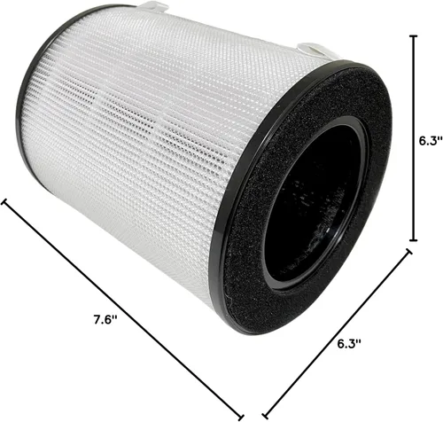 Vista 10 de Nispira AP-T20FL - Filtro de repuesto True HEPA compatible con el purificador de aire de torre TotalClean de 360° AP-T20 AP-T20WT, 3 paquetes