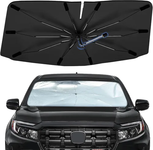 Vista 39 de Sombrilla Parasol para Parabrisas para Mazda 3 2014-2026, Parasol Plegable para Coche para Ventana Delantera, Visera Protectora Solar Altamente